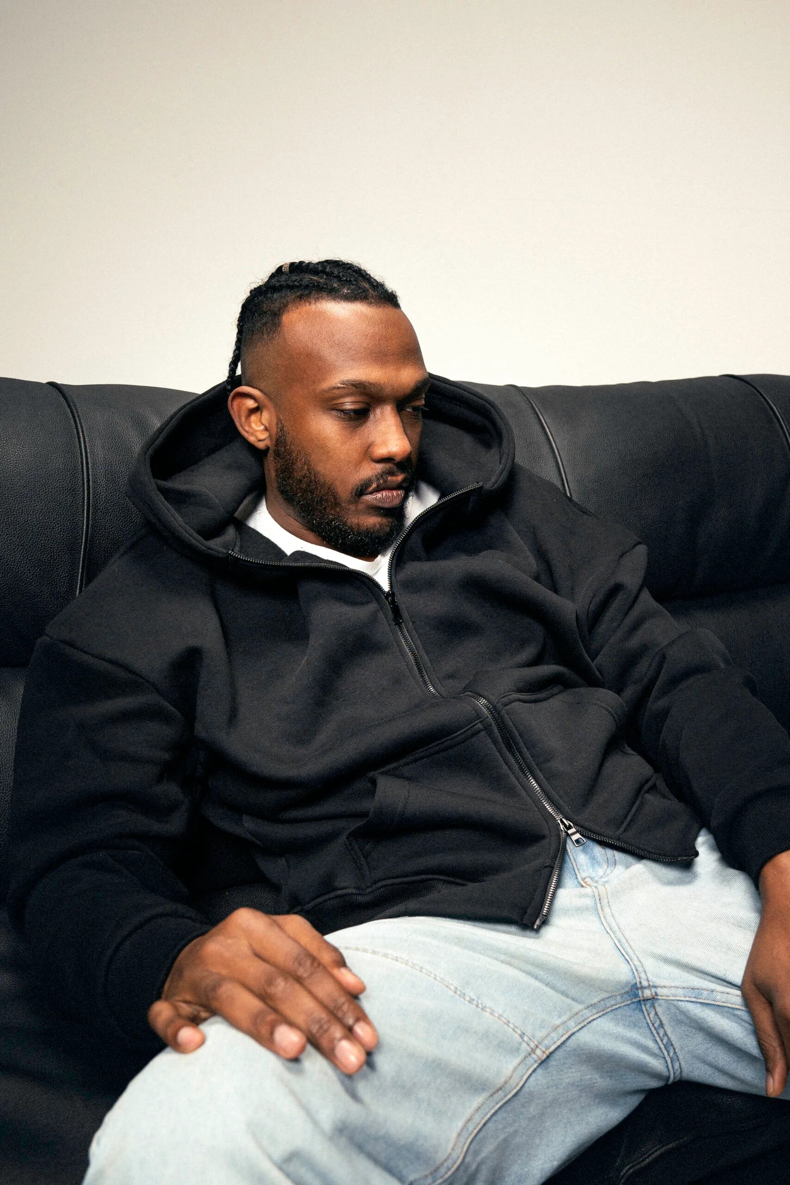 Double Zipper Jacket - Black