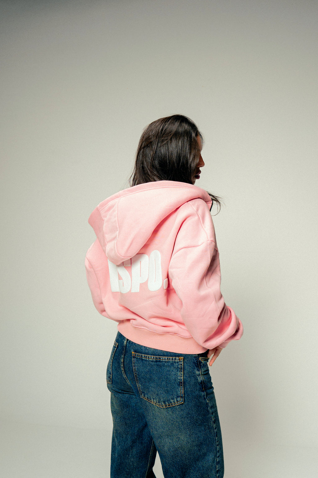 Double Zipper Jacket - Baby Pink